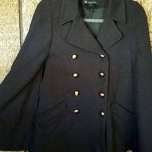International Concepts double breasted cape